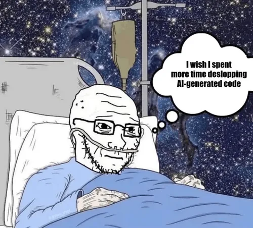 meme, guy in bed with dripper